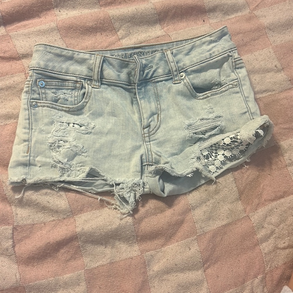 American eagle Jean shorts super stretch